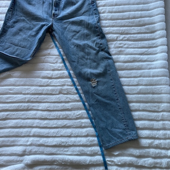 GAP Boy fit women's jeans, 100% cotton (no stretch) size 14 regular - Picture 2 of 10